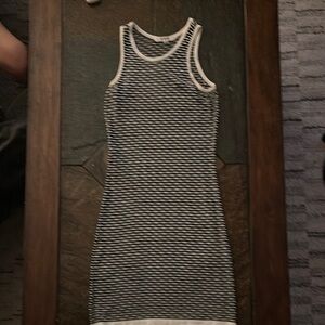 BB Dakota Black and White Sheath Mini Dress